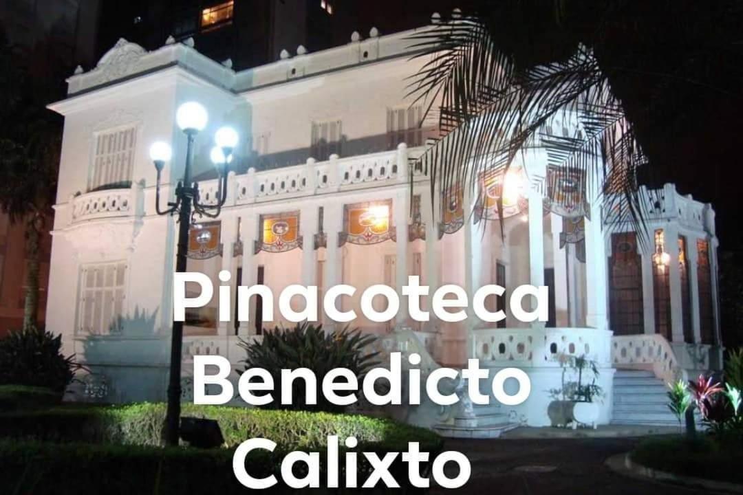 Apartamento 100 Mts Praia Roupa Cama Toalha Banho Wi-Fi 500 Mega Port 24 Hs Santos (Sao Paulo) Dış mekan fotoğraf