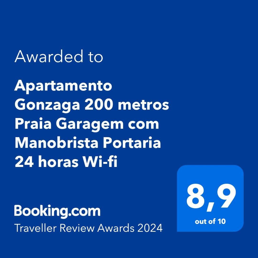 Apartamento 100 Mts Praia Roupa Cama Toalha Banho Wi-Fi 500 Mega Port 24 Hs Santos (Sao Paulo) Dış mekan fotoğraf